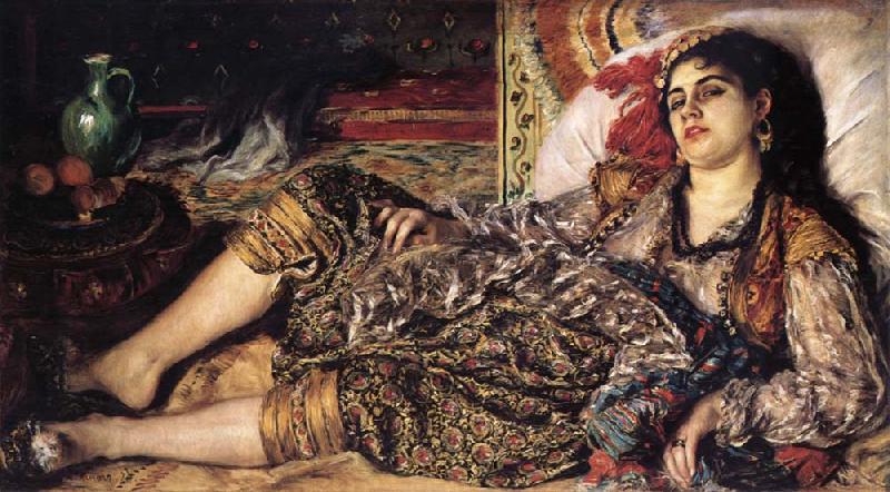 Pierre-Auguste Renoir Odalisque ou Une Femme d Alger France oil painting art